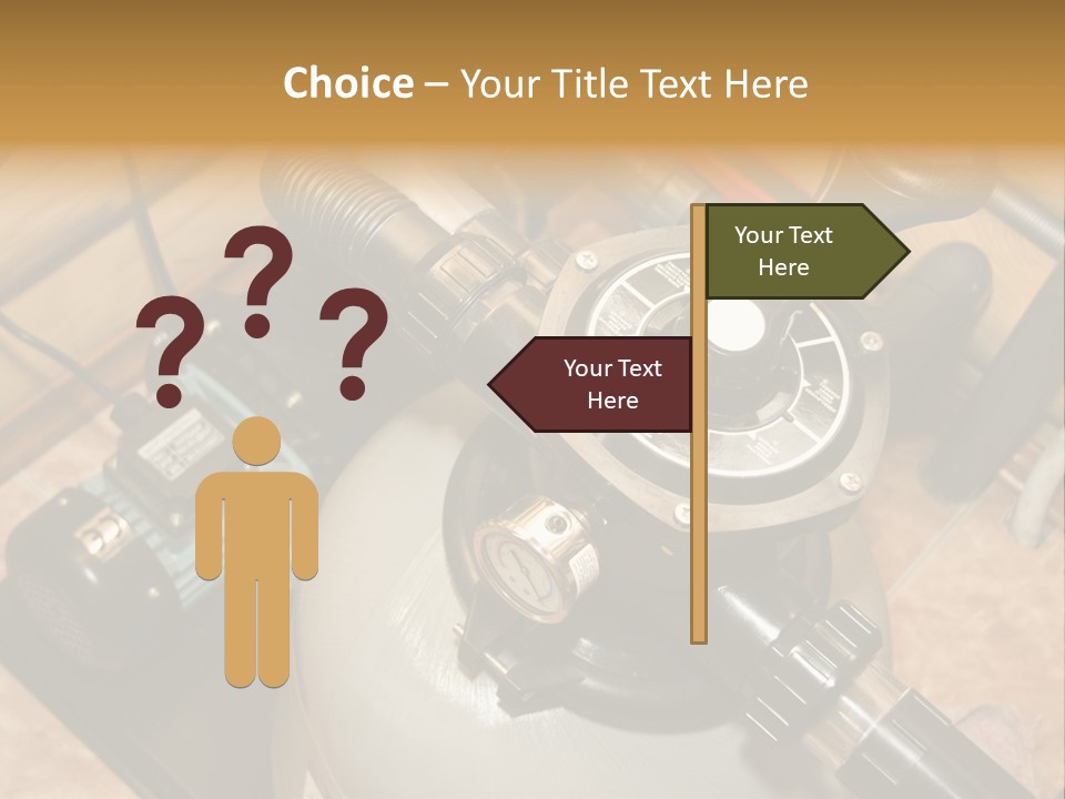 A Power Source With A Wrench On Top Of It PowerPoint Template