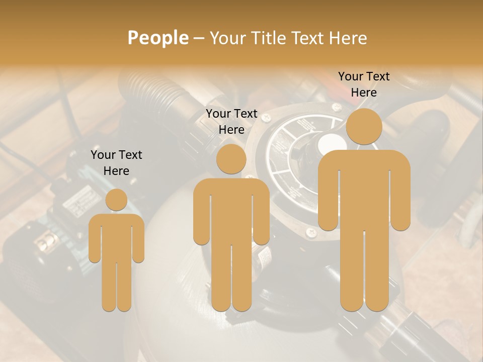 A Power Source With A Wrench On Top Of It PowerPoint Template