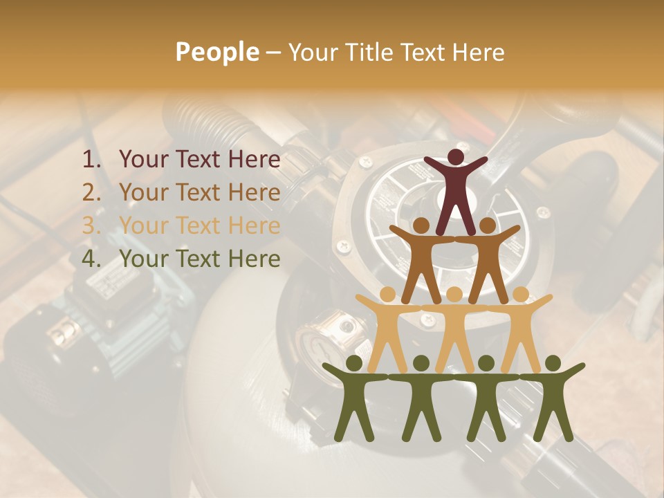 A Power Source With A Wrench On Top Of It PowerPoint Template