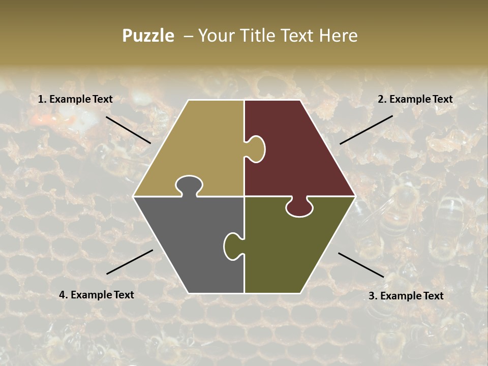 Apiary Moving Background PowerPoint Template