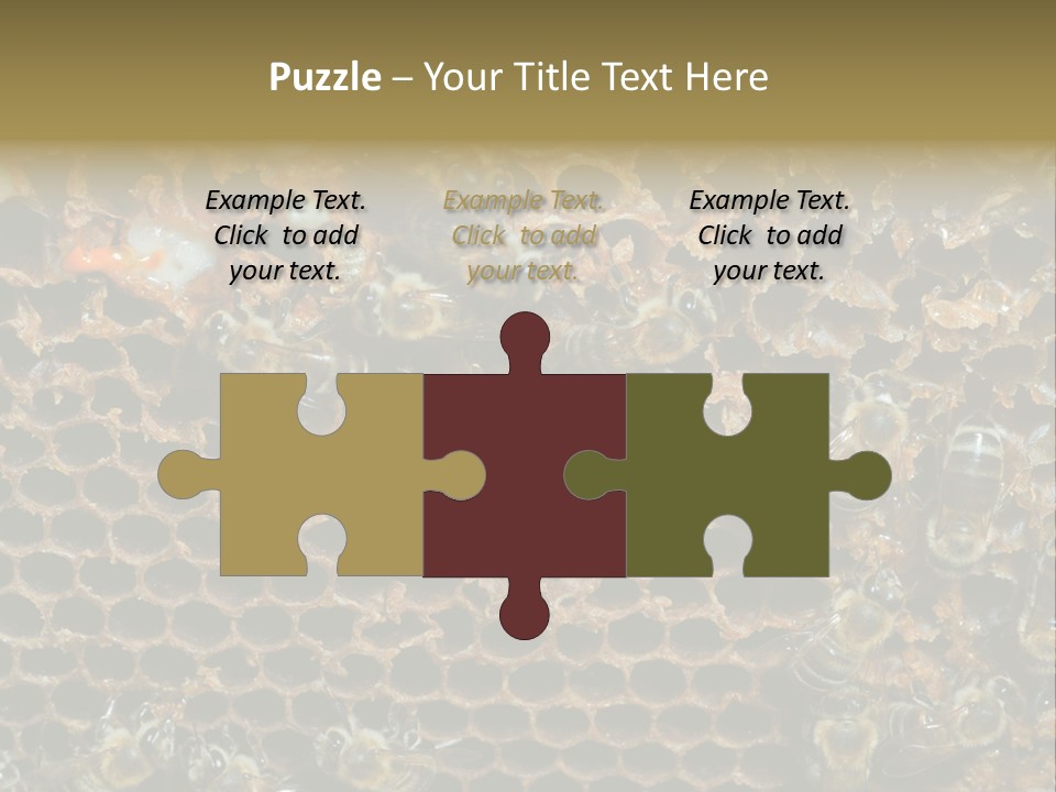 Apiary Moving Background PowerPoint Template