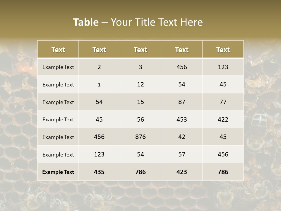 Apiary Moving Background PowerPoint Template