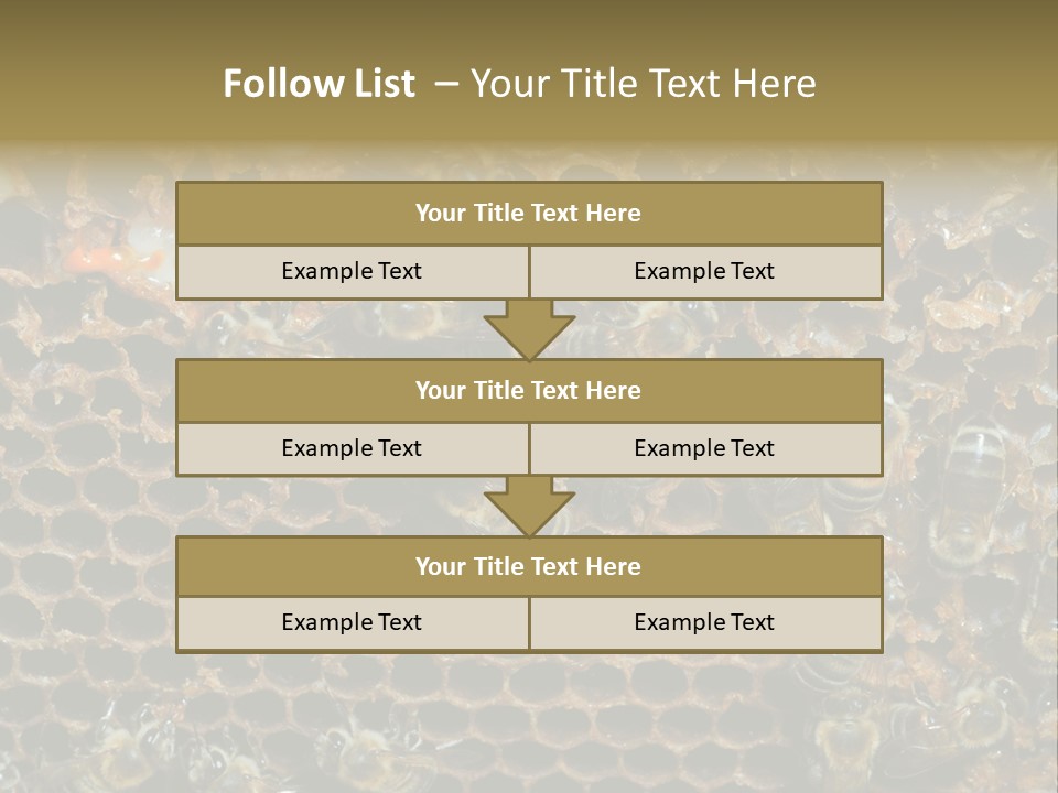Apiary Moving Background PowerPoint Template