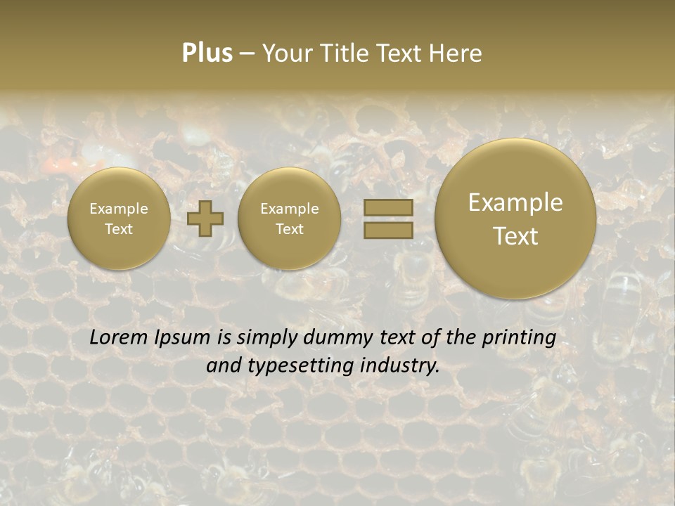 Apiary Moving Background PowerPoint Template