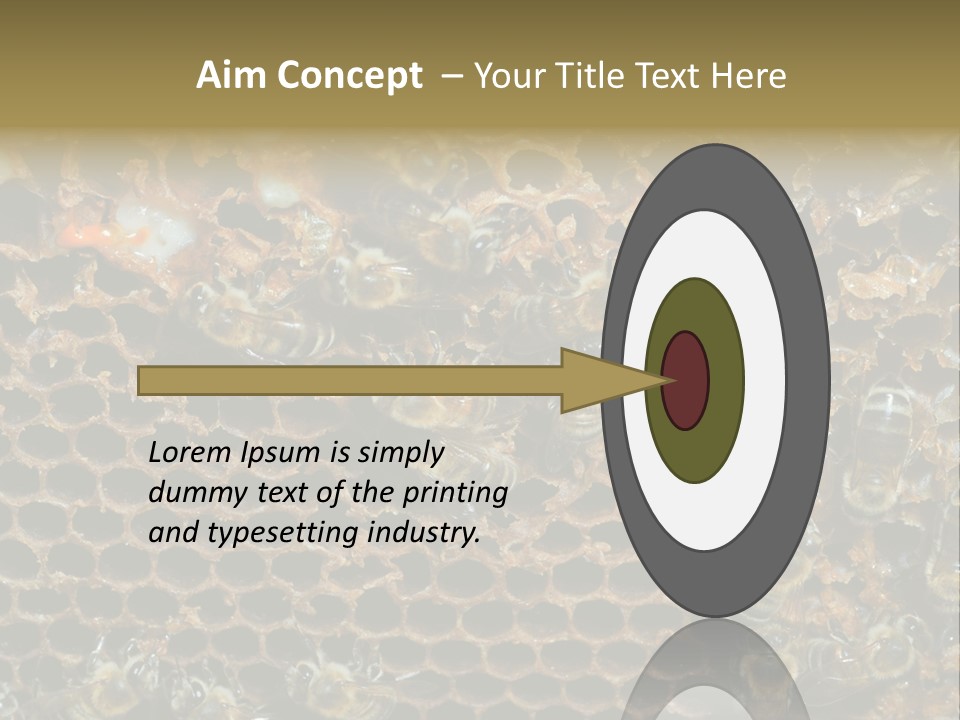 Apiary Moving Background PowerPoint Template