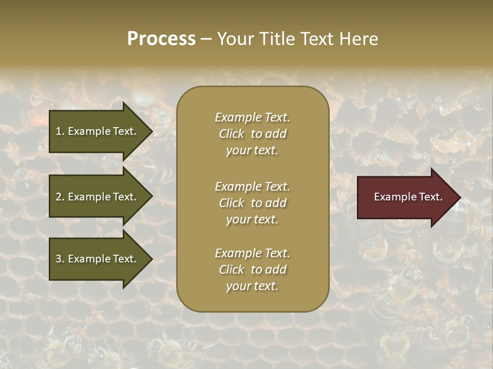 Apiary Moving Background PowerPoint Template