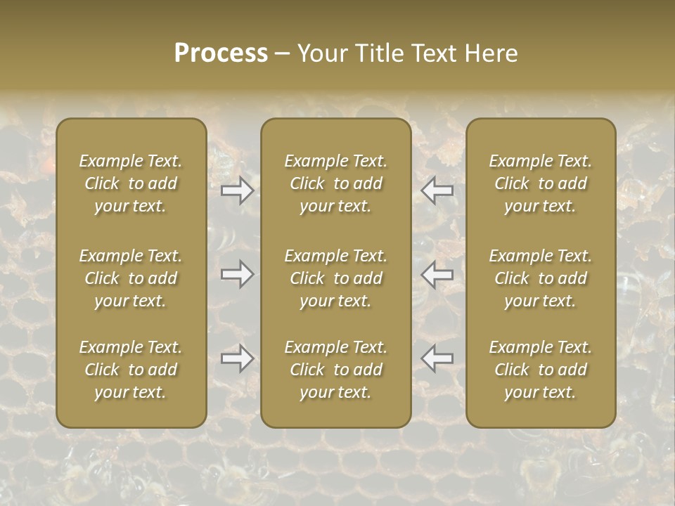 Apiary Moving Background PowerPoint Template
