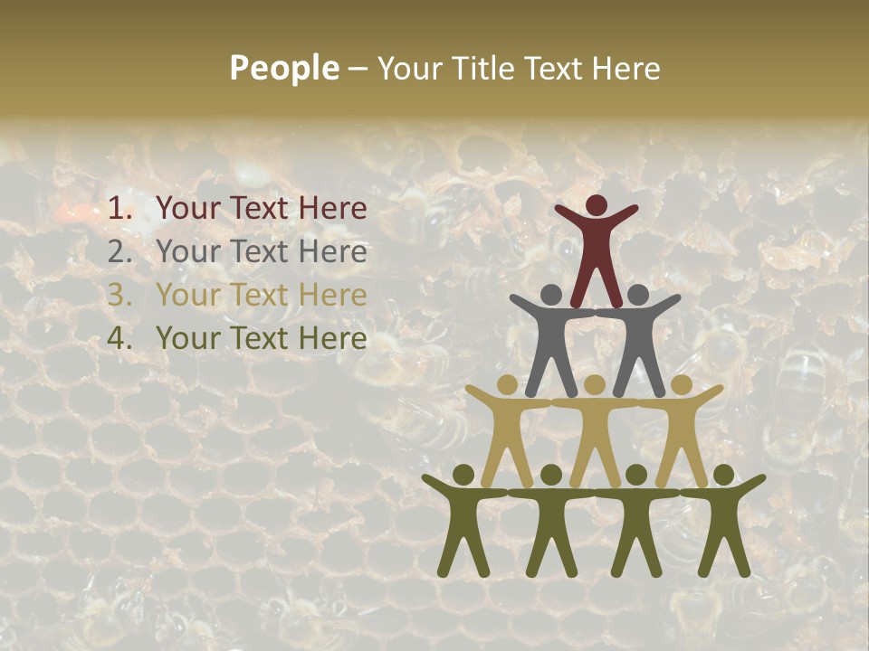 Apiary Moving Background PowerPoint Template