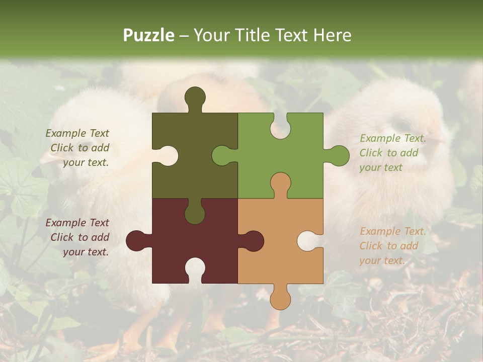 Five Farming Yellow PowerPoint Template