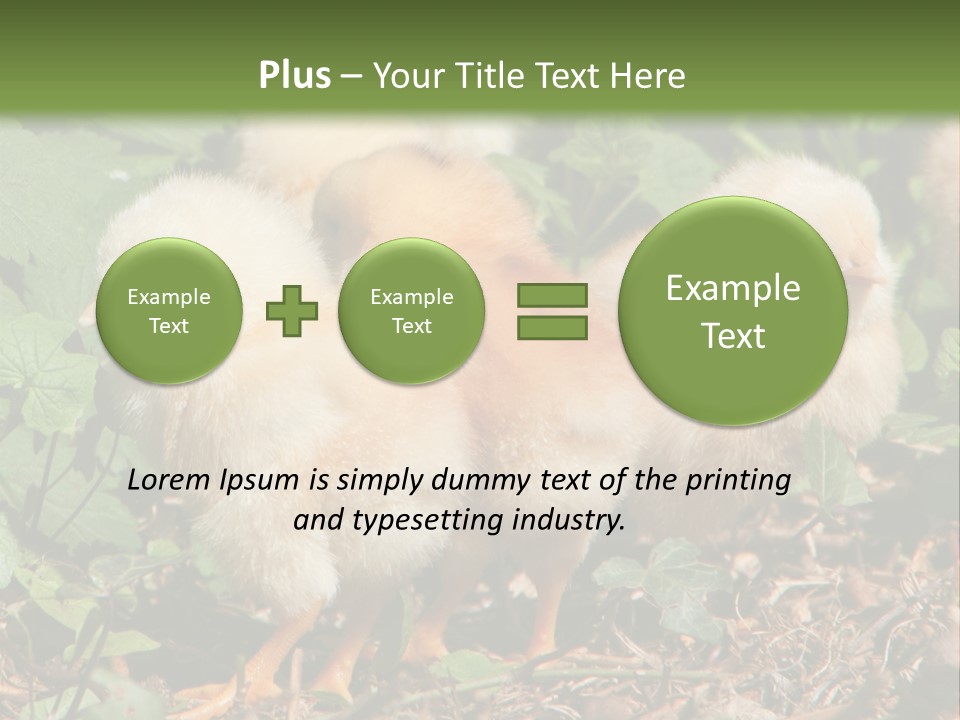 Five Farming Yellow PowerPoint Template