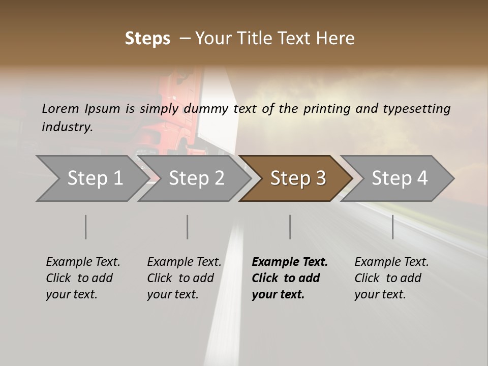 High Line Tilt PowerPoint Template