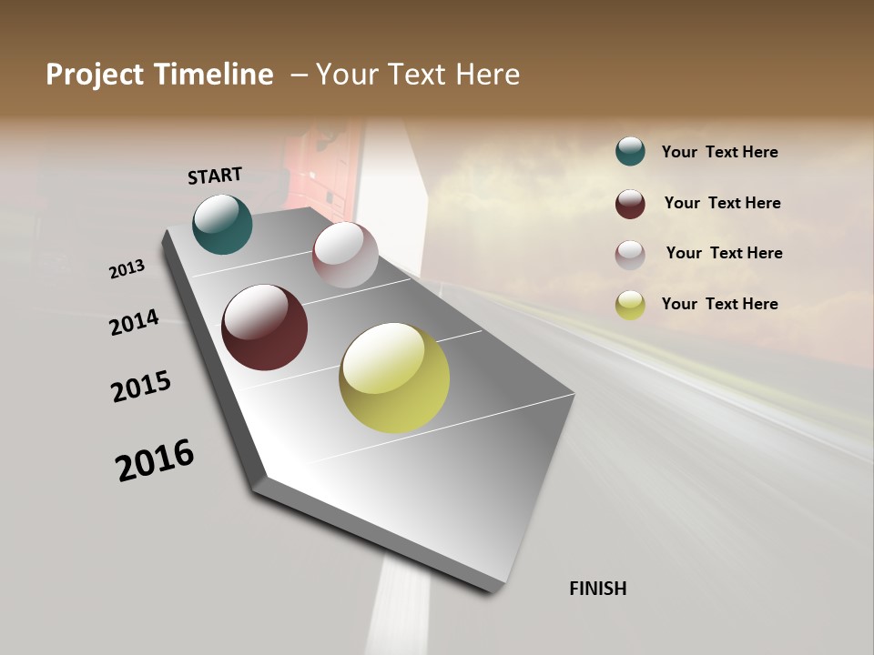 High Line Tilt PowerPoint Template