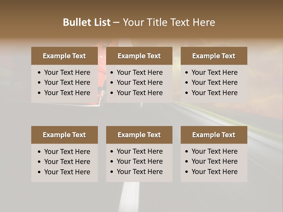 High Line Tilt PowerPoint Template