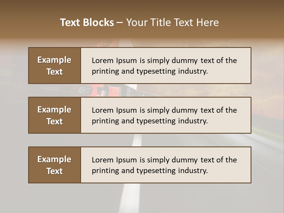 High Line Tilt PowerPoint Template
