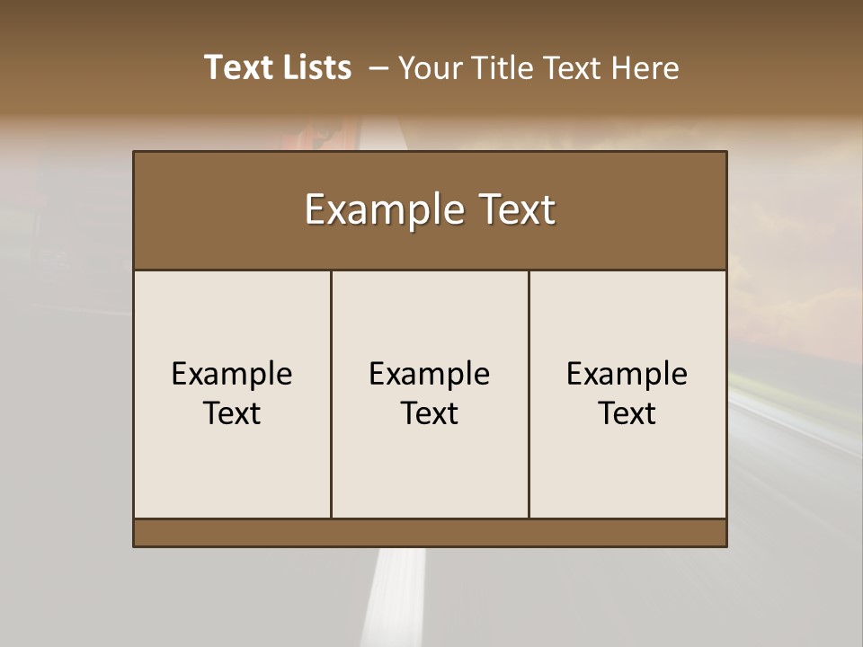 High Line Tilt PowerPoint Template