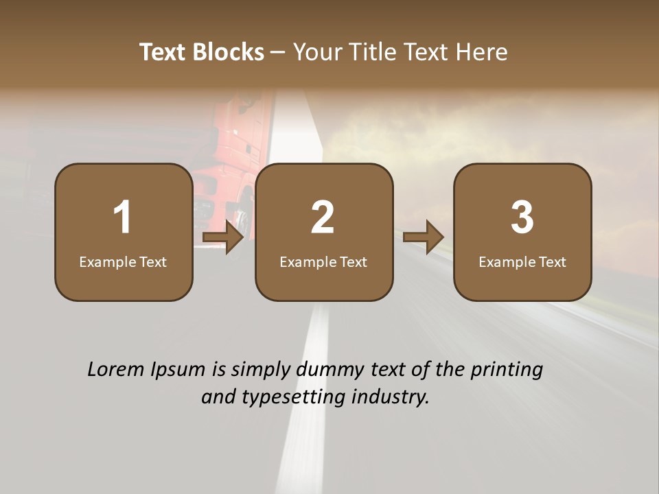 High Line Tilt PowerPoint Template