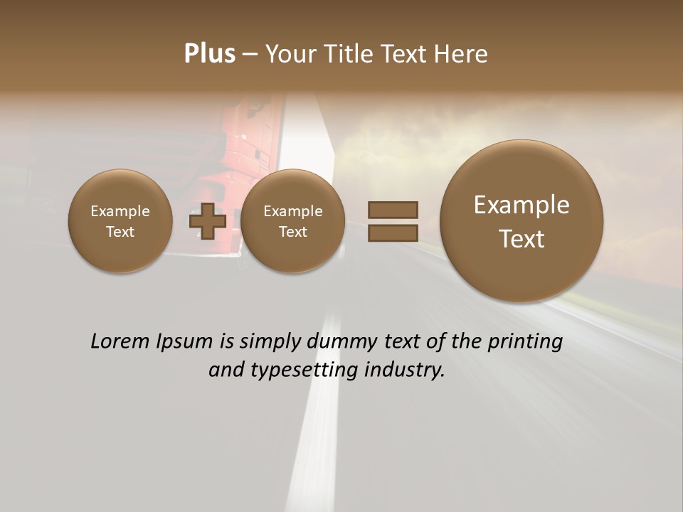 High Line Tilt PowerPoint Template