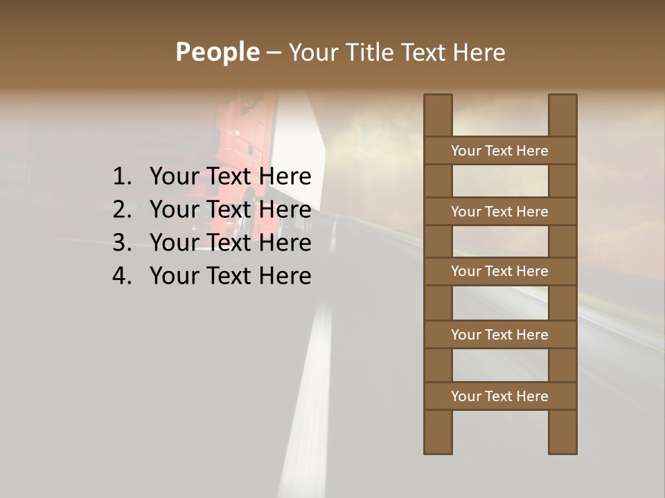 High Line Tilt PowerPoint Template
