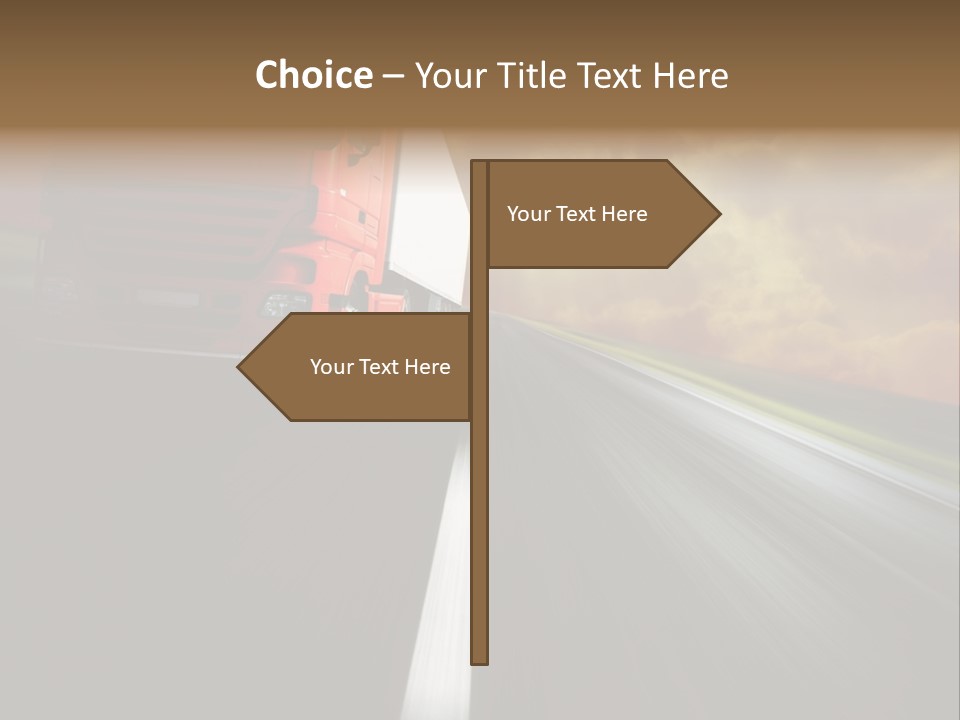 High Line Tilt PowerPoint Template