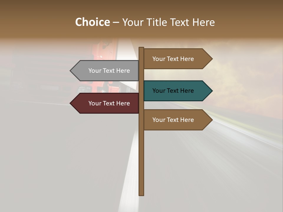 High Line Tilt PowerPoint Template