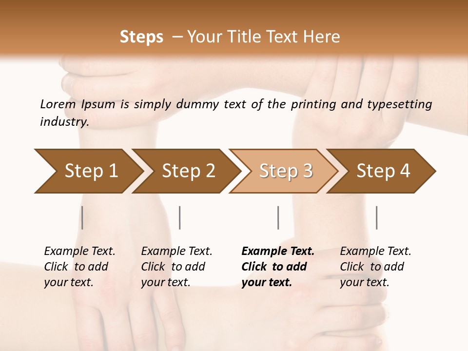 Grip Corner Work PowerPoint Template