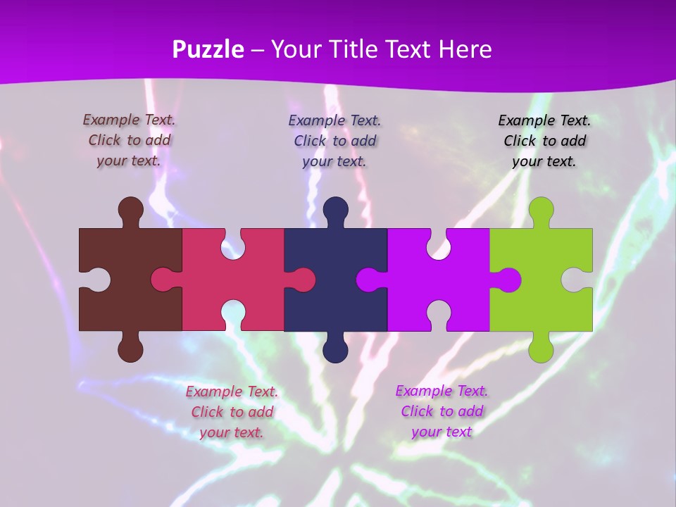 Addiction Plant Nobody PowerPoint Template