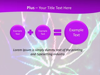 Addiction Plant Nobody PowerPoint Template