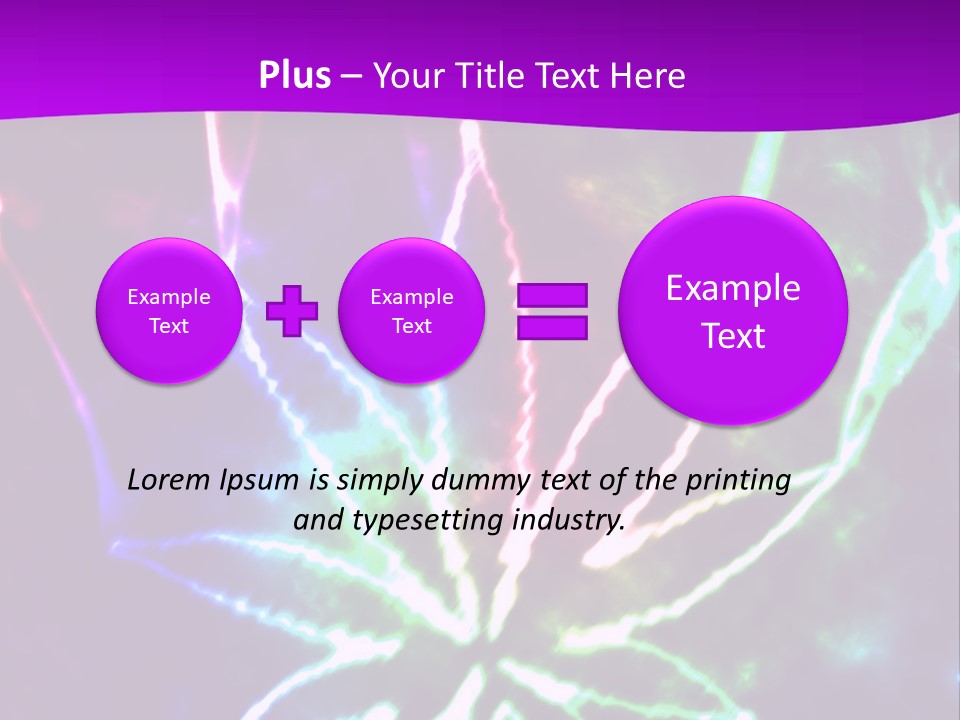Addiction Plant Nobody PowerPoint Template