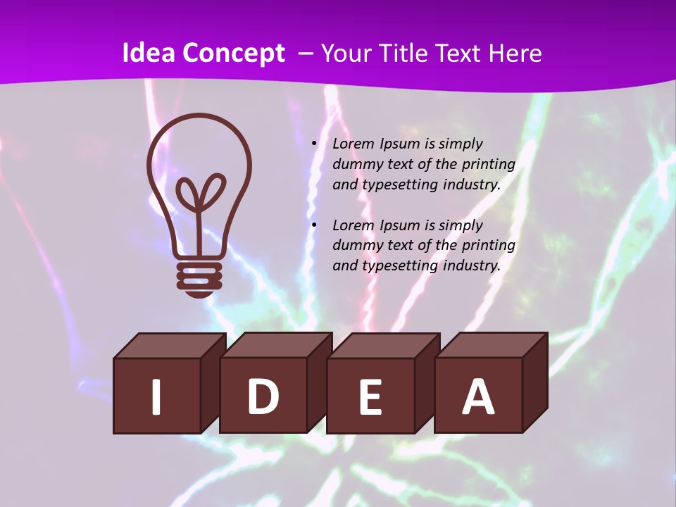 Addiction Plant Nobody PowerPoint Template