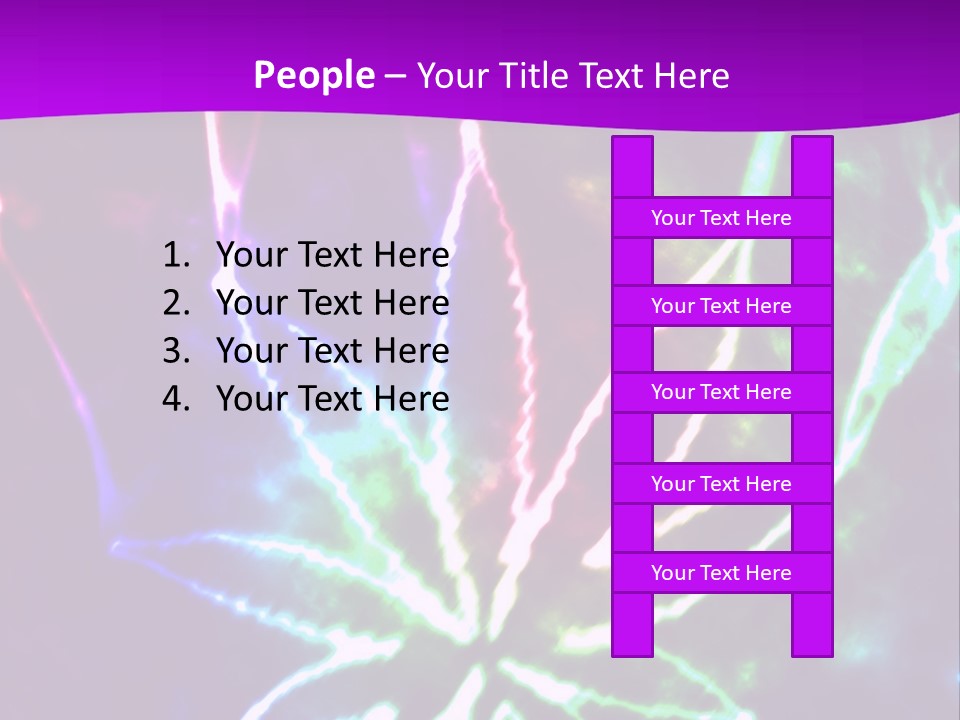 Addiction Plant Nobody PowerPoint Template