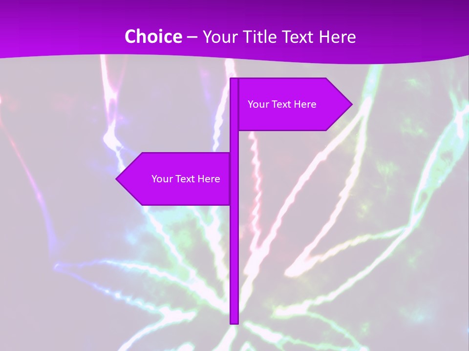 Addiction Plant Nobody PowerPoint Template