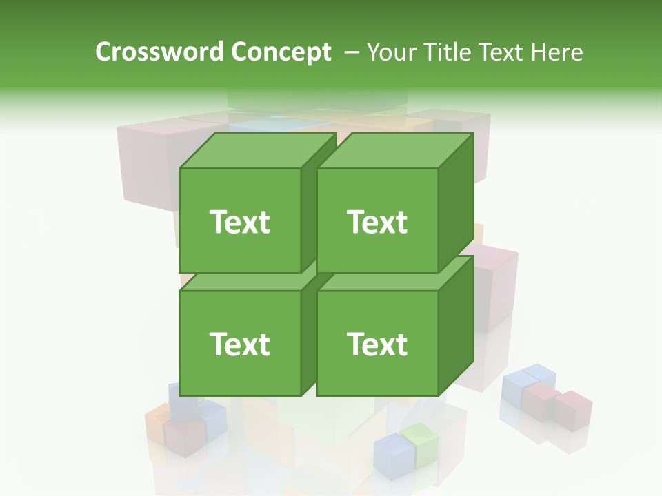 Abstract Closeup White PowerPoint Template
