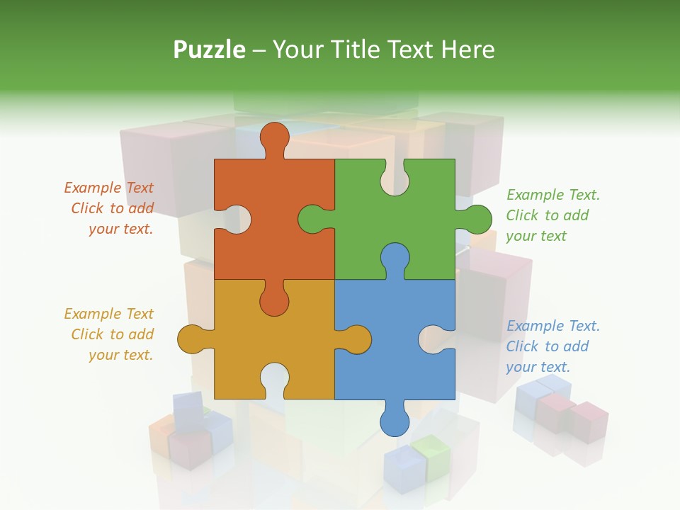 Abstract Closeup White PowerPoint Template