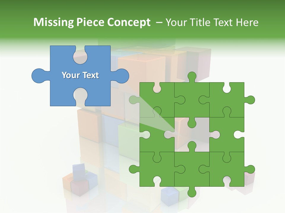 Abstract Closeup White PowerPoint Template