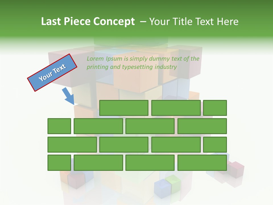 Abstract Closeup White PowerPoint Template