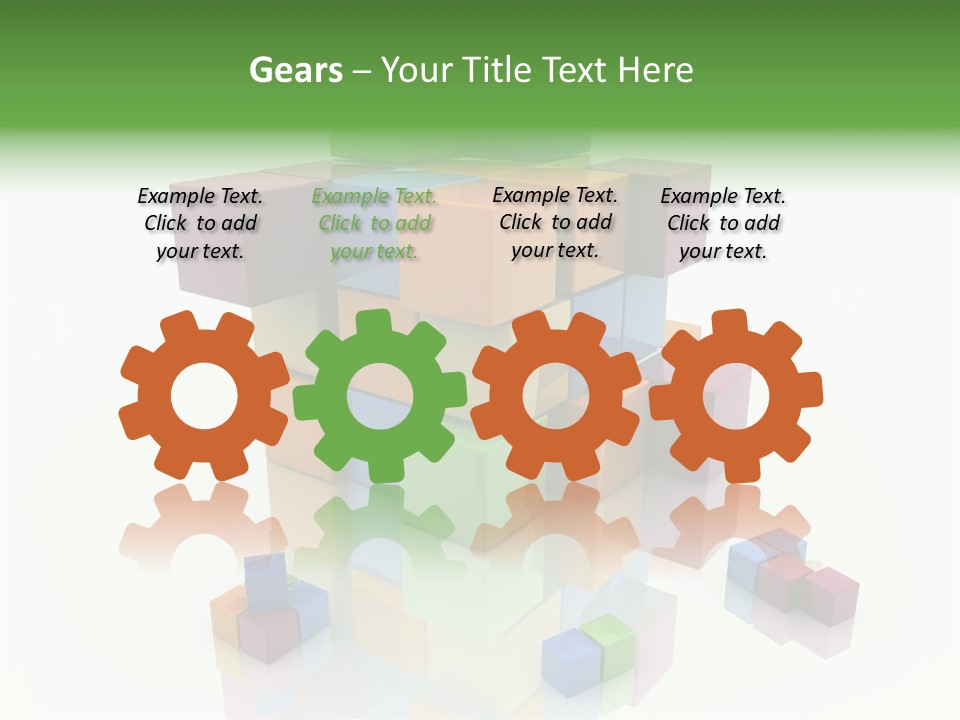 Abstract Closeup White PowerPoint Template