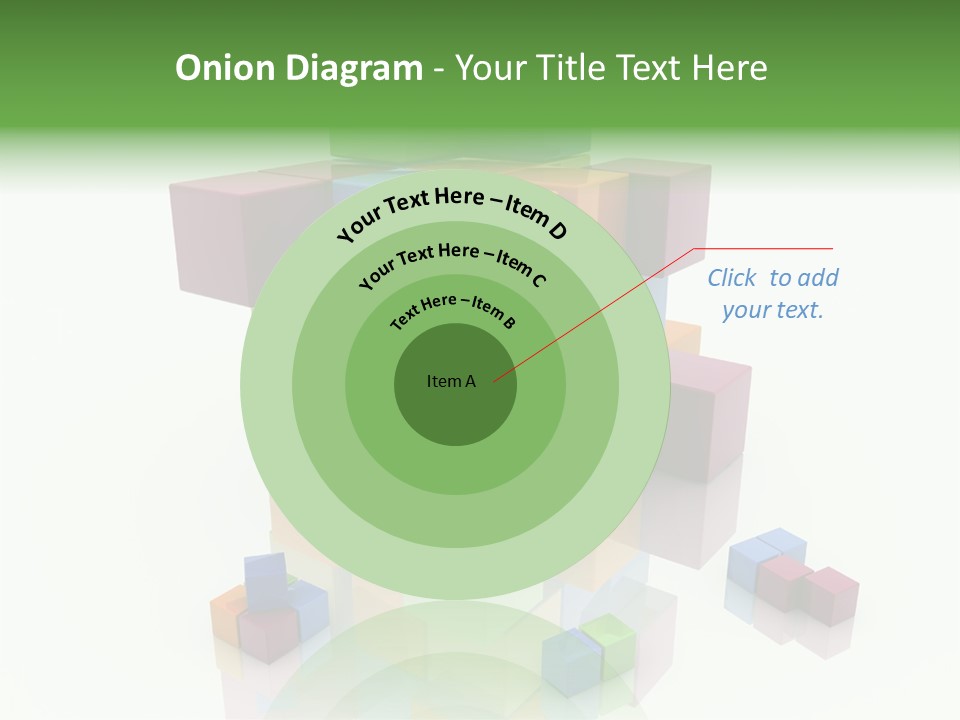 Abstract Closeup White PowerPoint Template