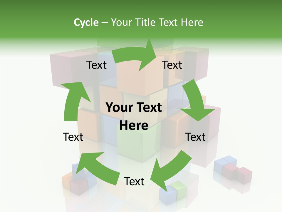 Abstract Closeup White PowerPoint Template