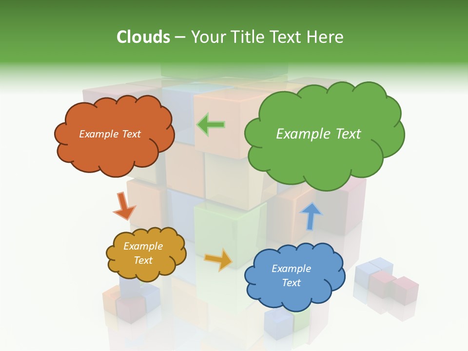 Abstract Closeup White PowerPoint Template