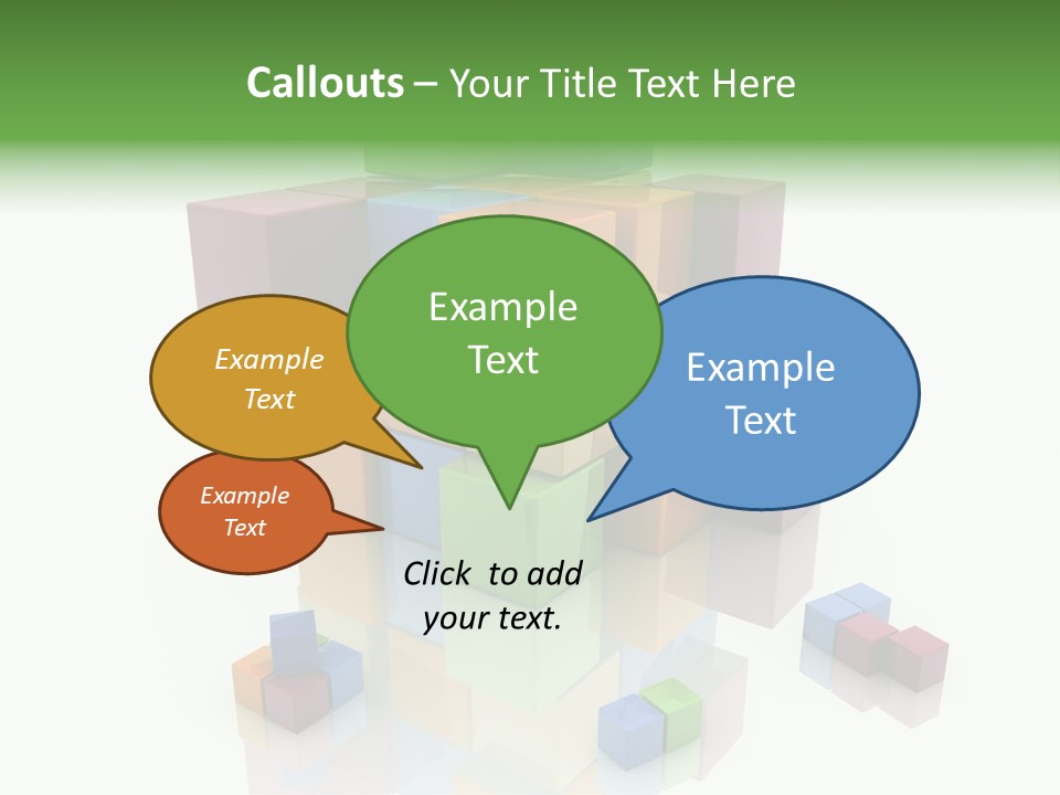 Abstract Closeup White PowerPoint Template