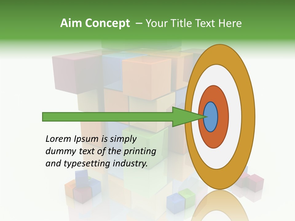 Abstract Closeup White PowerPoint Template