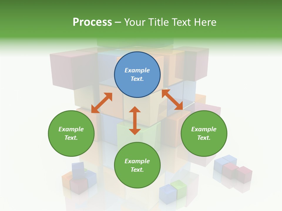 Abstract Closeup White PowerPoint Template