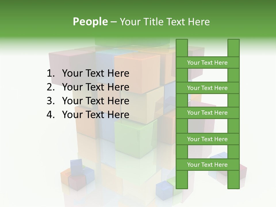 Abstract Closeup White PowerPoint Template