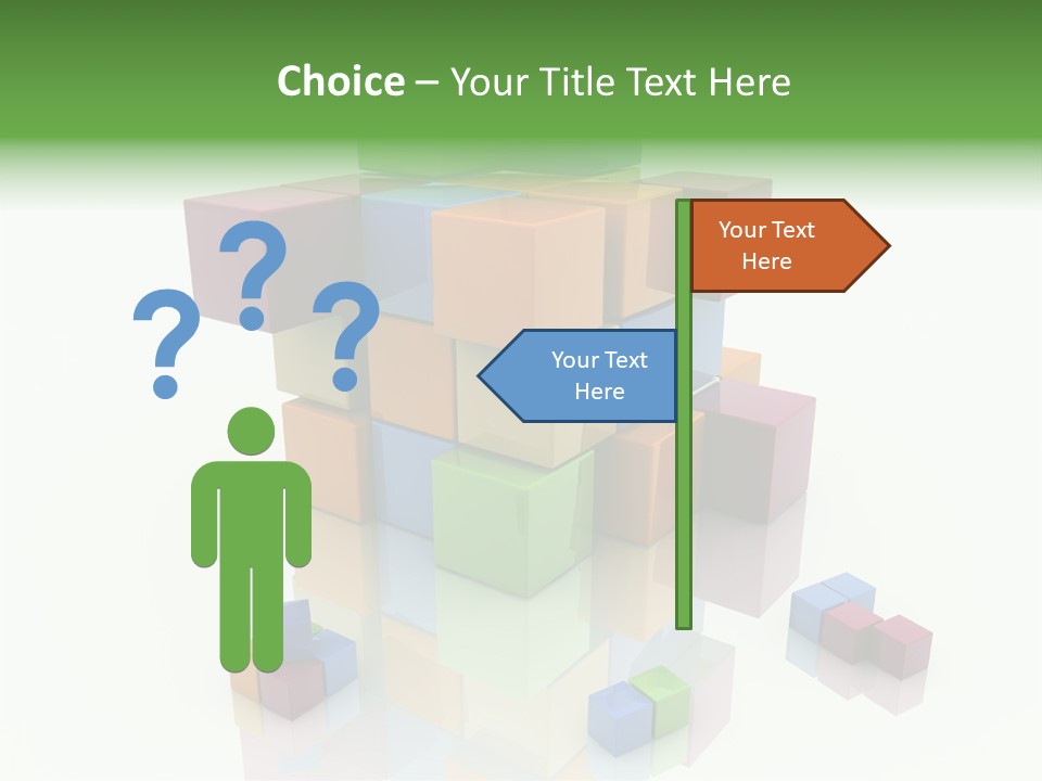 Abstract Closeup White PowerPoint Template