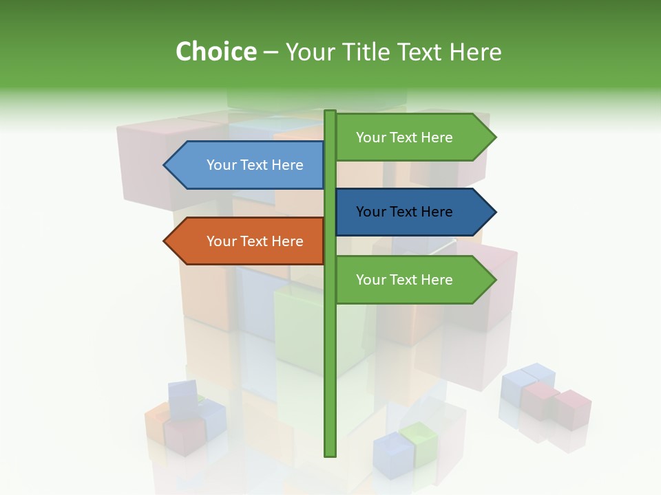 Abstract Closeup White PowerPoint Template