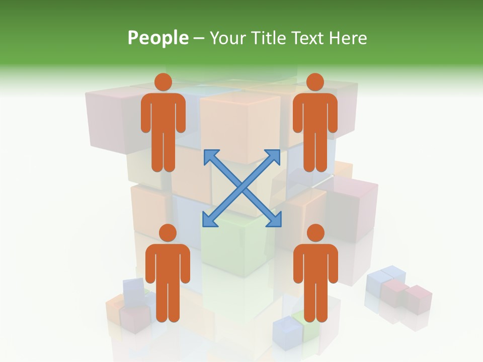 Abstract Closeup White PowerPoint Template