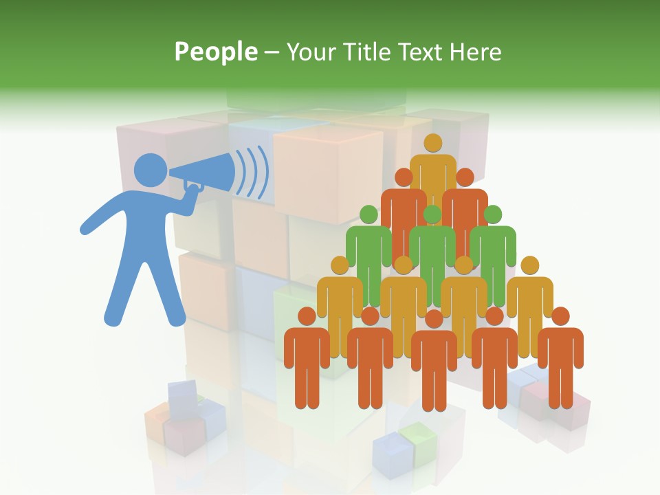 Abstract Closeup White PowerPoint Template