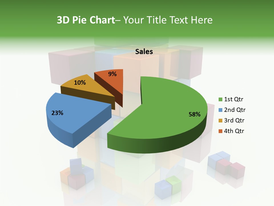 Abstract Closeup White PowerPoint Template