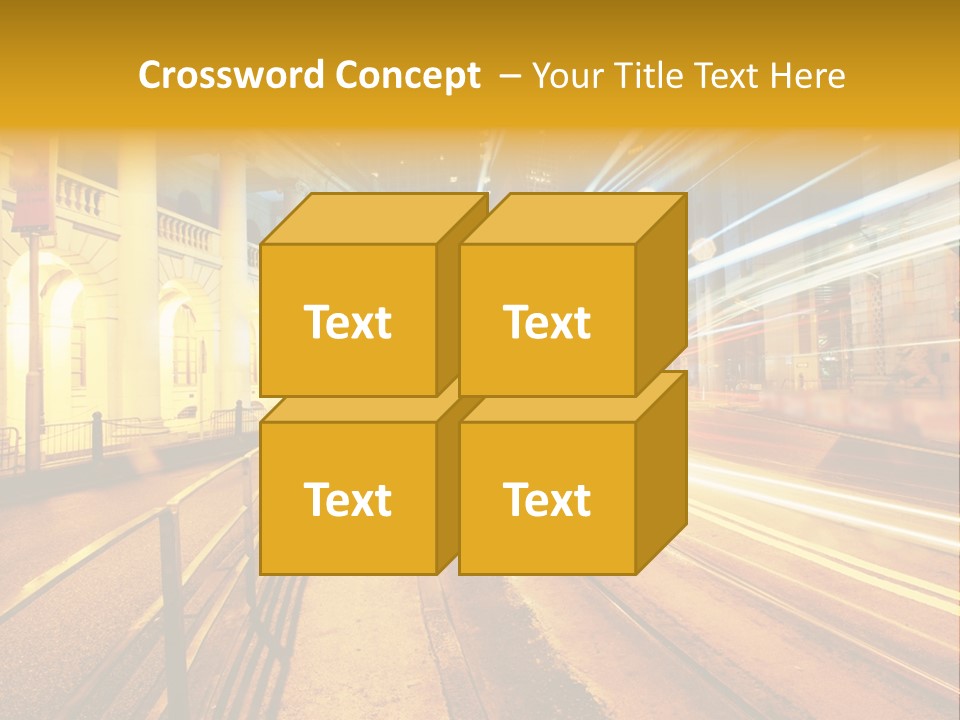 Evening Transport Motion PowerPoint Template