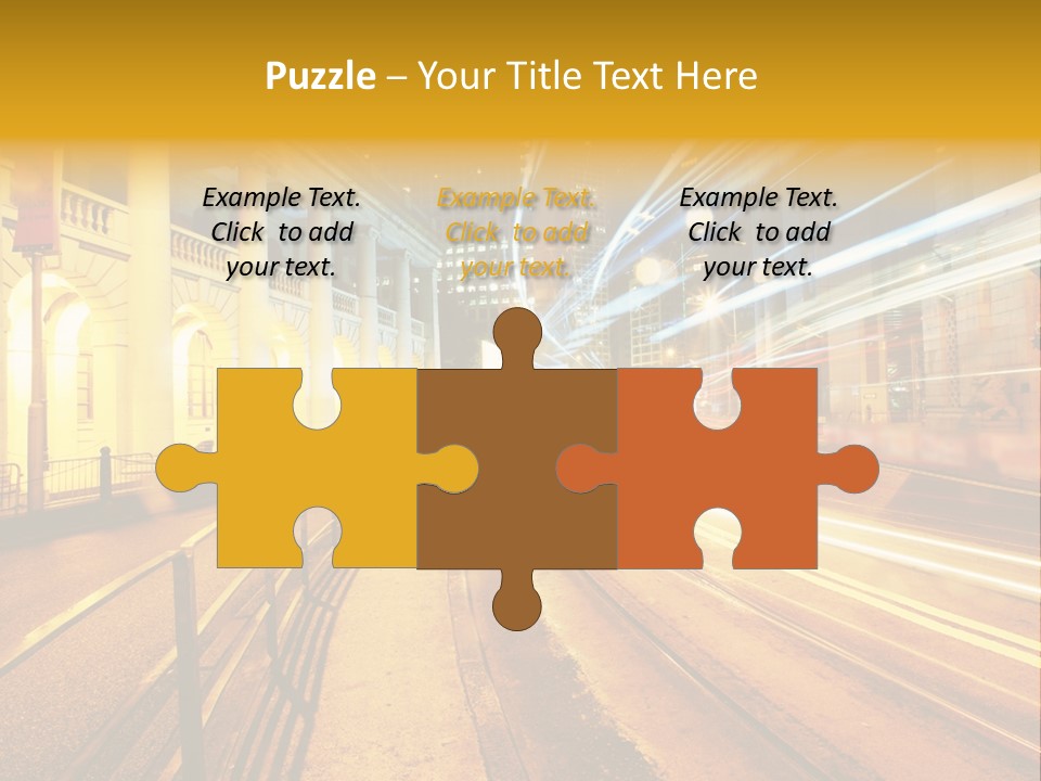 Evening Transport Motion PowerPoint Template